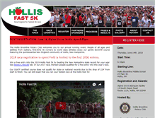 Tablet Screenshot of hollisfast5k.com